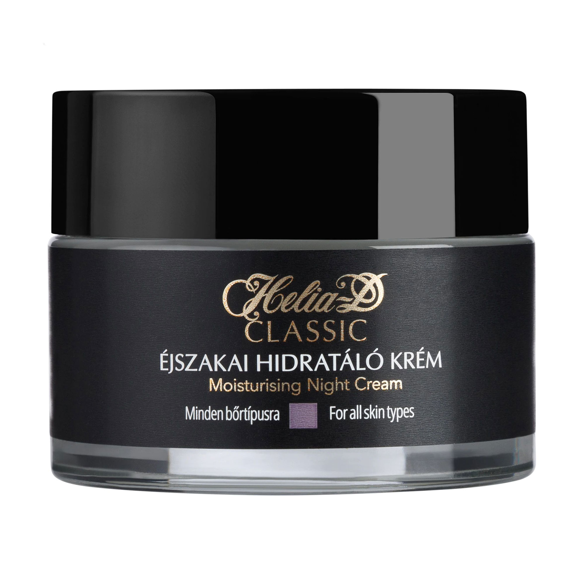 Нічний зволожувальний крем для обличчя Helia-D Classic Moisturising Night Cream For All Skin Types, 50 мл